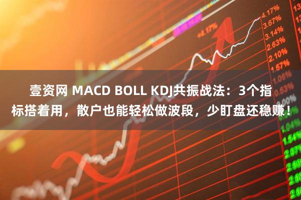 壹资网 MACD BOLL KDJ共振战法：3个指标搭着用，散户也能轻松做波段，少盯盘还稳赚！